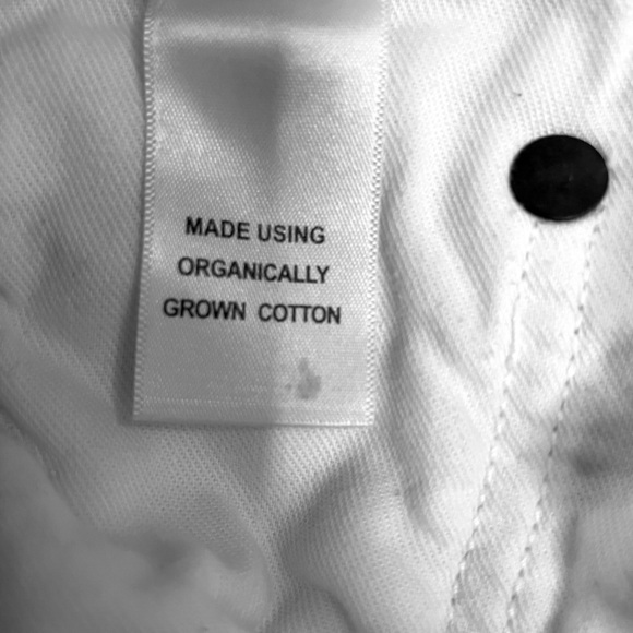 AGOLDE Criss Cross High Rise Straight Leg White Jeans Half Back Waistband Sz 28 - Picture 14 of 14